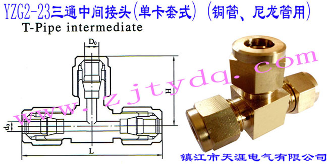YZG2-23ͨg^(οʽ) (~)T-pipe Intermediate Connector