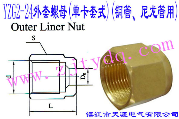 YZG2-24ĸ(οʽ)(~)Outer Liner Nut